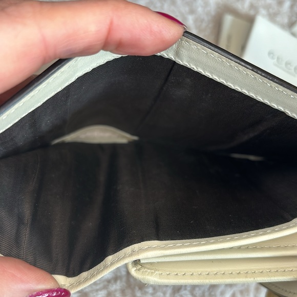 Gucci Sylvie Navy Sherry Line Wallet - Picture 9 of 9